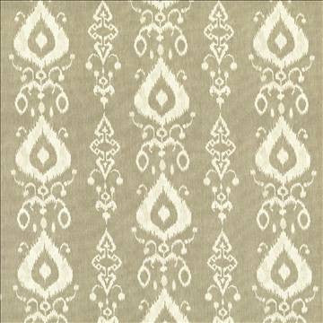 Raga Ikat Sand Dollar by Kasmir Fabric 5062 100% Cotton TURKMENISTAN 15,000 Wyzenbeek Double Rubs H: 27 inches, V: 13 4/8 inches 54 - 55 - Fabric Carolina - Kasmir