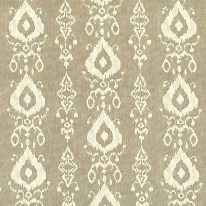 Raga Ikat Sand Dollar by Kasmir Fabric 5062 TURKMENISTAN 15,000 Wyzenbeek Double Rubs H: 27 inches, V:13 4/8 inches 54 - 55 - Fabric Carolina - Kasmir