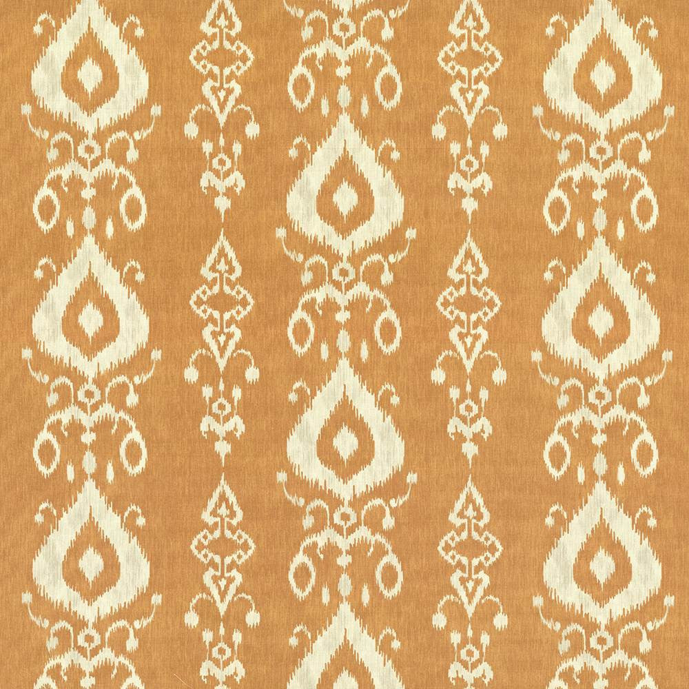 Raga Ikat Copper by Kasmir Fabric 5063 100% Cotton
 TURKMENISTAN </p><p>Repeat: Horizontal: 27 inches and Vertical: 13 4/8 inches 54 - 55 - Fabric Carolina -