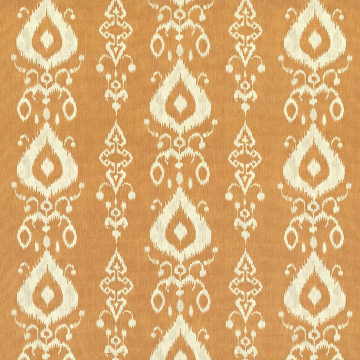 Raga Ikat Copper by Kasmir Fabric 5063 100% Cotton
 TURKMENISTAN </p><p>Repeat: Horizontal: 27 inches and Vertical: 13 4/8 inches 54 - 55 - Fabric Carolina -