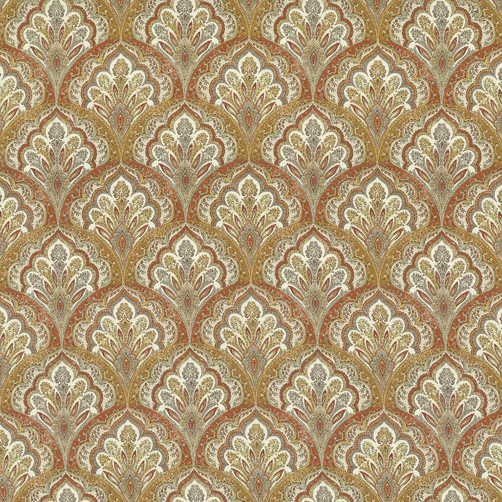 Ragazzi Apricot by Kasmir Fabric 5063 100% Cotton
 PAKISTAN </p><p>Repeat: Horizontal: 9 inches and Vertical: 9 inches 54 - 55 - Fabric Carolina -