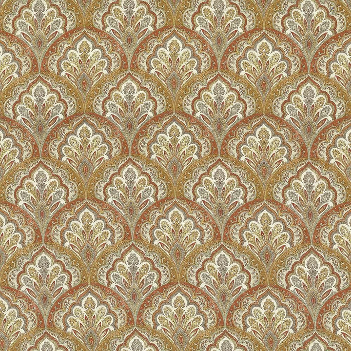 Ragazzi Apricot by Kasmir Fabric 5063 100% Cotton
 PAKISTAN </p><p>Repeat: Horizontal: 9 inches and Vertical: 9 inches 54 - 55 - Fabric Carolina -