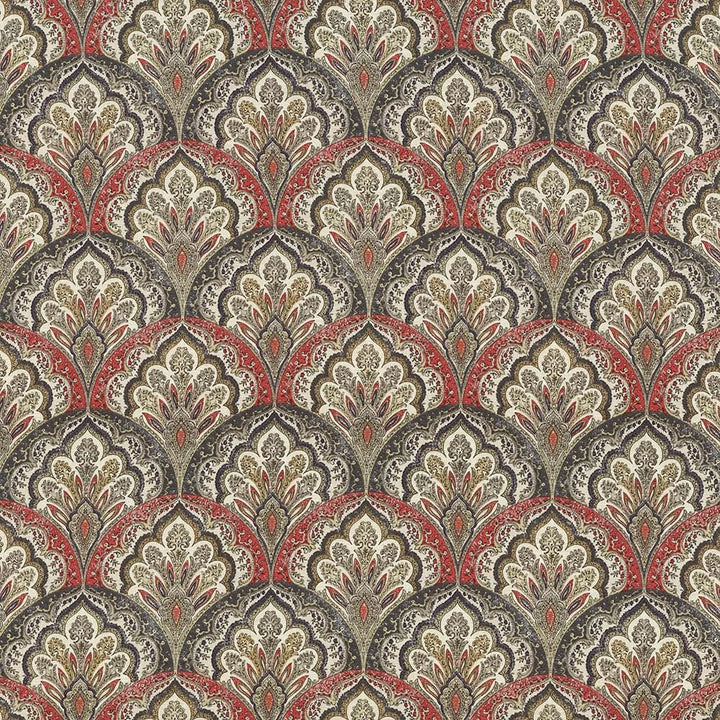 Ragazzi Fire by Kasmir Fabric 5064 100% Cotton
 PAKISTAN </p><p>Repeat: Horizontal: 9 inches and Vertical: 9 inches 54 - 55 - Fabric Carolina -