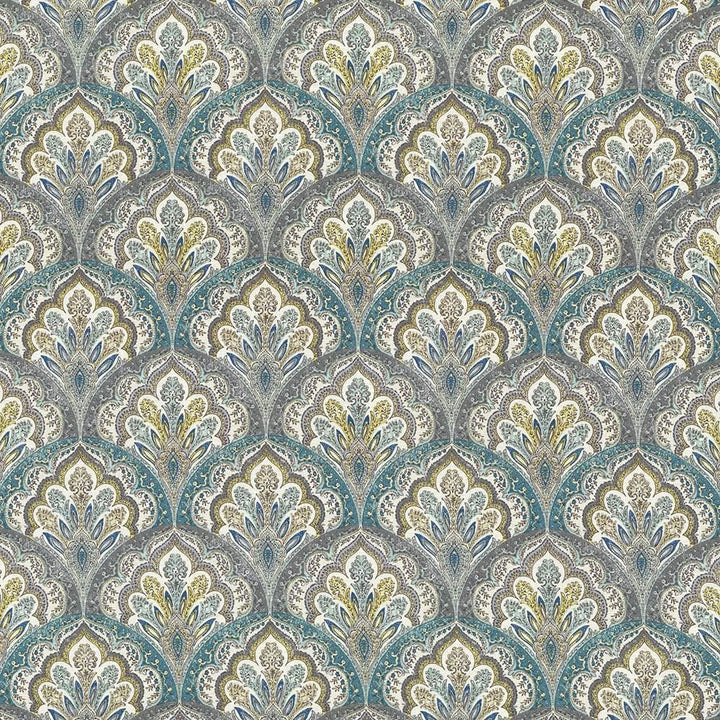 Ragazzi Spa Blue by Kasmir Fabric 5065 100% Cotton PAKISTAN 15,000 Wyzenbeek Double Rubs Horizontal: 9 inches and Vertical: 9 inches 54 - 55 - Fabric Carolina -