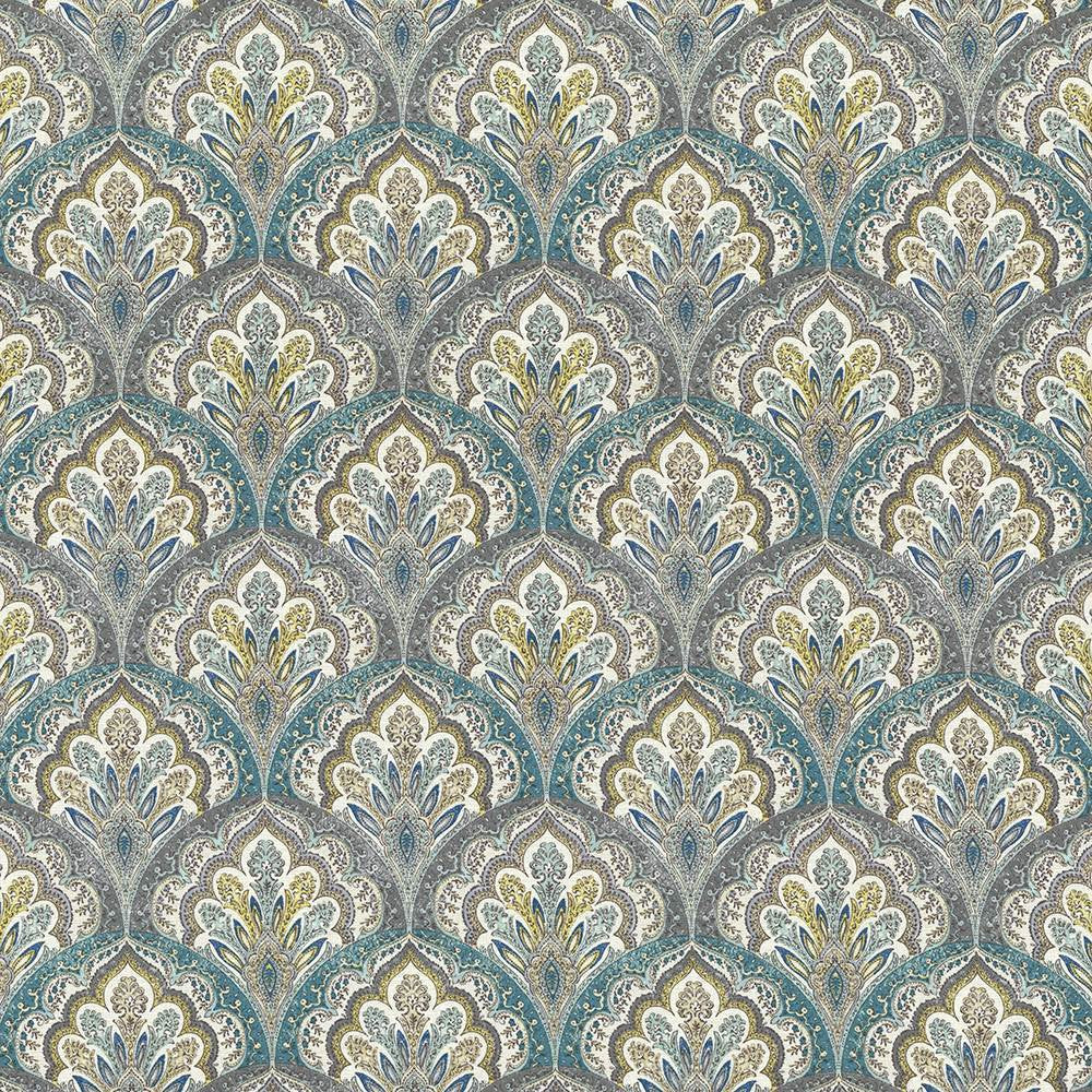 Ragazzi Spa Blue by Kasmir Fabric 5065 100% Cotton
 PAKISTAN </p><p>Repeat: Horizontal: 9 inches and Vertical: 9 inches 54 - 55 - Fabric Carolina -