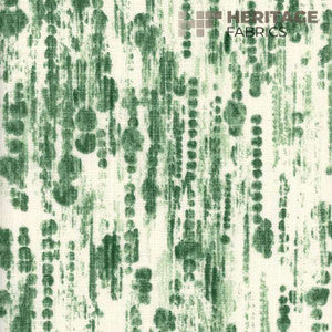 Raindrops Kelly by Roth & Tompkins Fabric