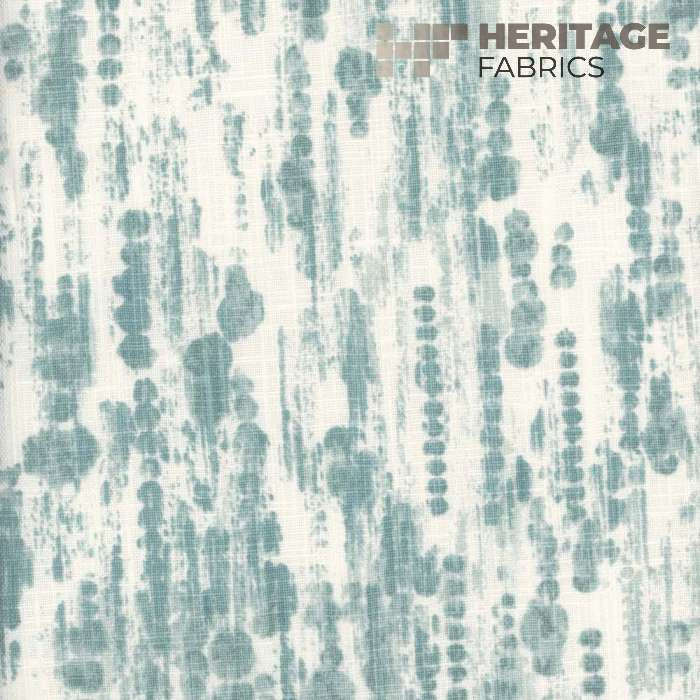 Raindrops Morning by Heritage Fabric - 100% Cotton Turkey 18,000 Horizontal: 13.5" and Vertical: 12.5" 54" - Fabric Carolina -