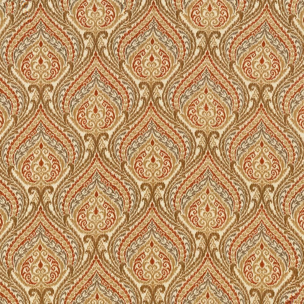 Raj Indian Summer by Kasmir Fabric 1417 100% Cotton
 PAKISTAN 15,000 Wyzenbeek Double Rubs </p><p>Repeat: Horizontal: 13 4/8 inches and Vertical: 13 4/8 inches 54 - Fabric Carolina -