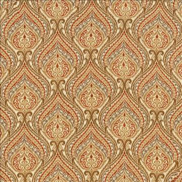 Raj Indian Summer by Kasmir Fabric 1417 100% Cotton PAKISTAN 15,000 Wyzenbeek Double Rubs H: 13 4/8 inches, V: 13 4/8 inches 54 - 55 - Fabric Carolina - Kasmir