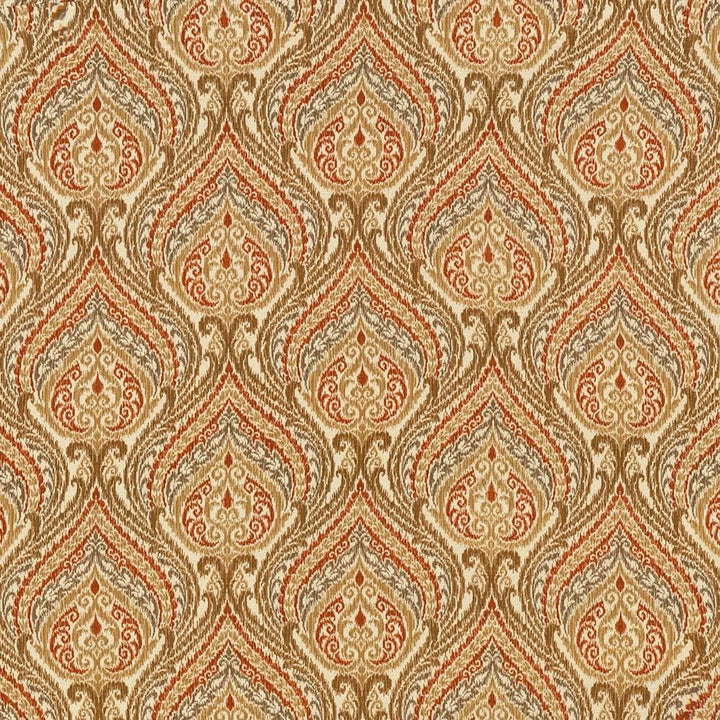 Raj Indian Summer  by Kasmir Fabric See sample 100% Cotton
 PAKISTAN 15,000 Wyzenbeek Double Rubs </p><p>Repeat: Horizontal: 13 4/8 inches and Vertical: 13 4/8 inches 54  - Fabric Carolina -