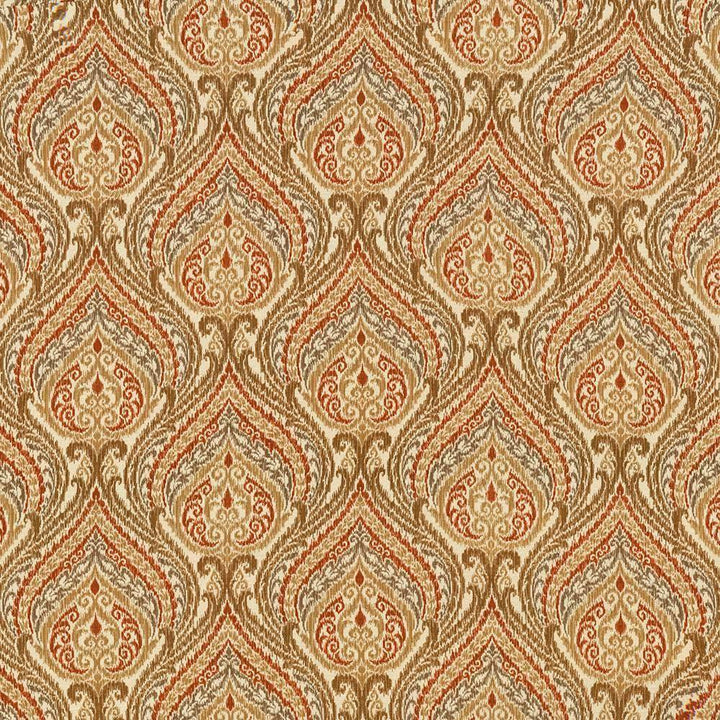 Raj Indian Summer by Kasmir Fabric 1417 PAKISTAN 15,000 Wyzenbeek Double Rubs H: 13 4/8 inches, V:13 4/8 inches 54 - 55 - Fabric Carolina - Kasmir
