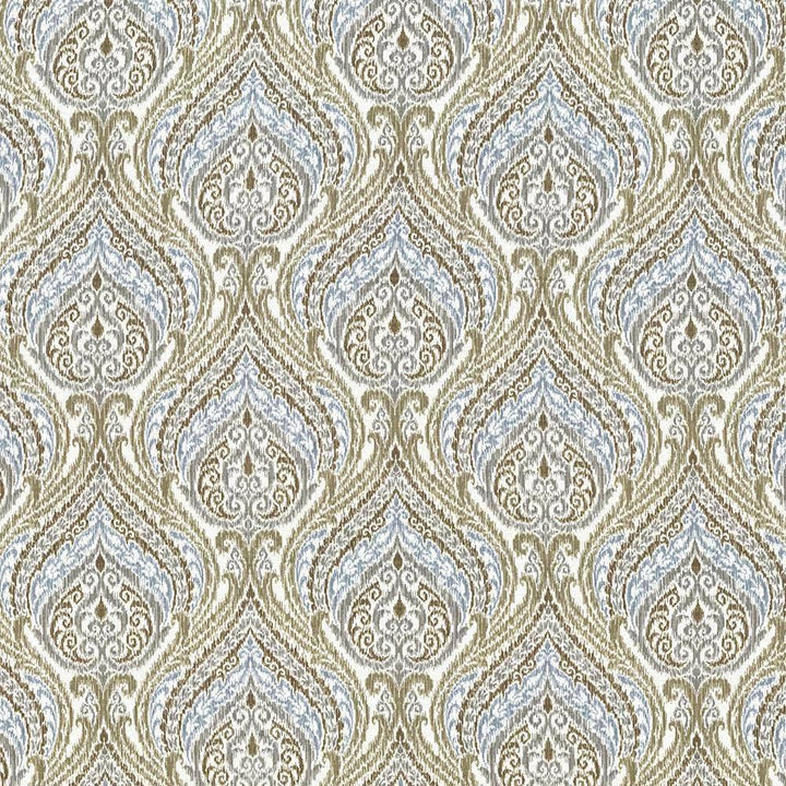 Raj Opal by Kasmir Fabric 1419 PAKISTAN 15,000 Wyzenbeek Double Rubs H: 13 4/8 inches, V:13 4/8 inches 54 - 55 - Fabric Carolina - Kasmir