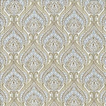 Raj Opal by Kasmir Fabric 1419 100% Cotton PAKISTAN 15,000 Wyzenbeek Double Rubs H: 13 4/8 inches, V: 13 4/8 inches 54 - 55 - Fabric Carolina - Kasmir