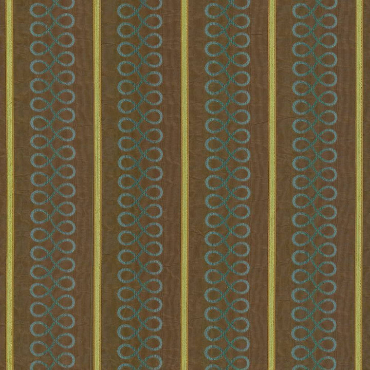 Rallentando Teal by Kasmir Fabric 1424 USA 36,000 Wyzenbeek Double Rubs H: 6 5/8 inches, V:1 3/8 inches 56 - 57 - Fabric Carolina - Kasmir