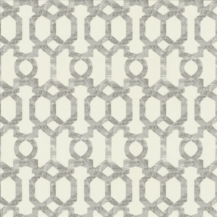Rally Silver by Kasmir Fabric 1451 100% Cotton
 TURKMENISTAN </p><p>Repeat: Horizontal: 4 4/8 inches and Vertical: 6 6/8 inches 54 - Fabric Carolina -