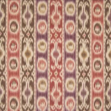Rancho Encantado Cayenne by Kasmir Fabric 1387 100% Cotton PERU 15,000 Wyzenbeek Double Rubs H: 27 inches, V: 25 2/8 inches 54 - Fabric Carolina - Kasmir