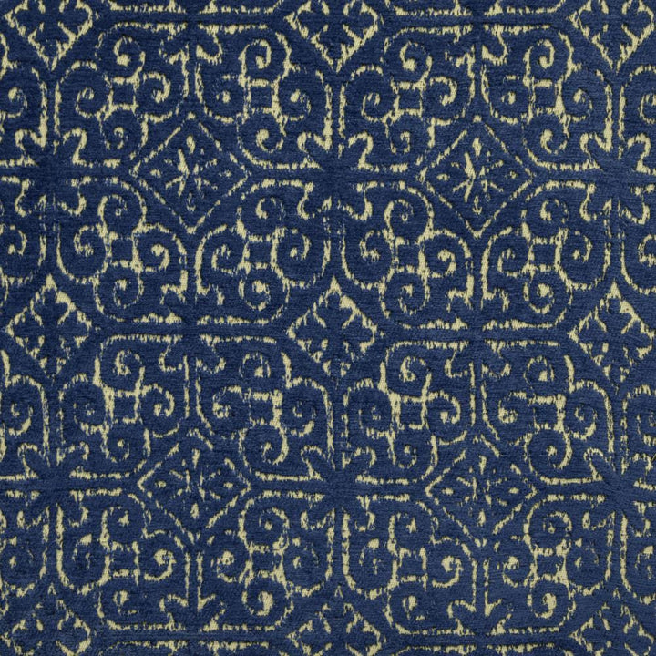 Randers Blue by Kasmir Fabric 5145 77% Viscose
23% Polyester
 INDIA </p><p>Repeat: Horizontal: 6 6/8 inches and Vertical: 6 6/8 inches 54 - Fabric Carolina -
