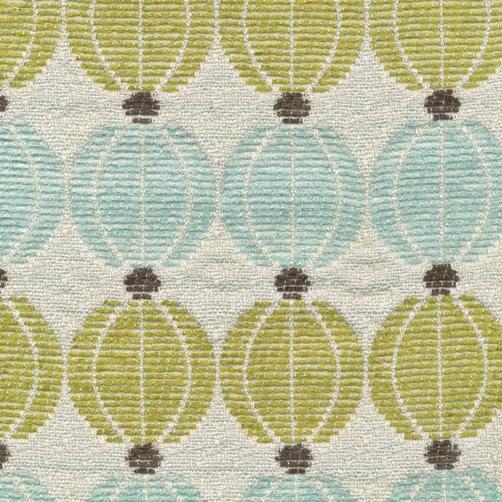 Rangoon Endive by Kasmir Fabric 1406 CHINA 15,000 Wyzenbeek Double Rubs H: 1 6/8 inches, V:2 inches 54 - Fabric Carolina - Kasmir