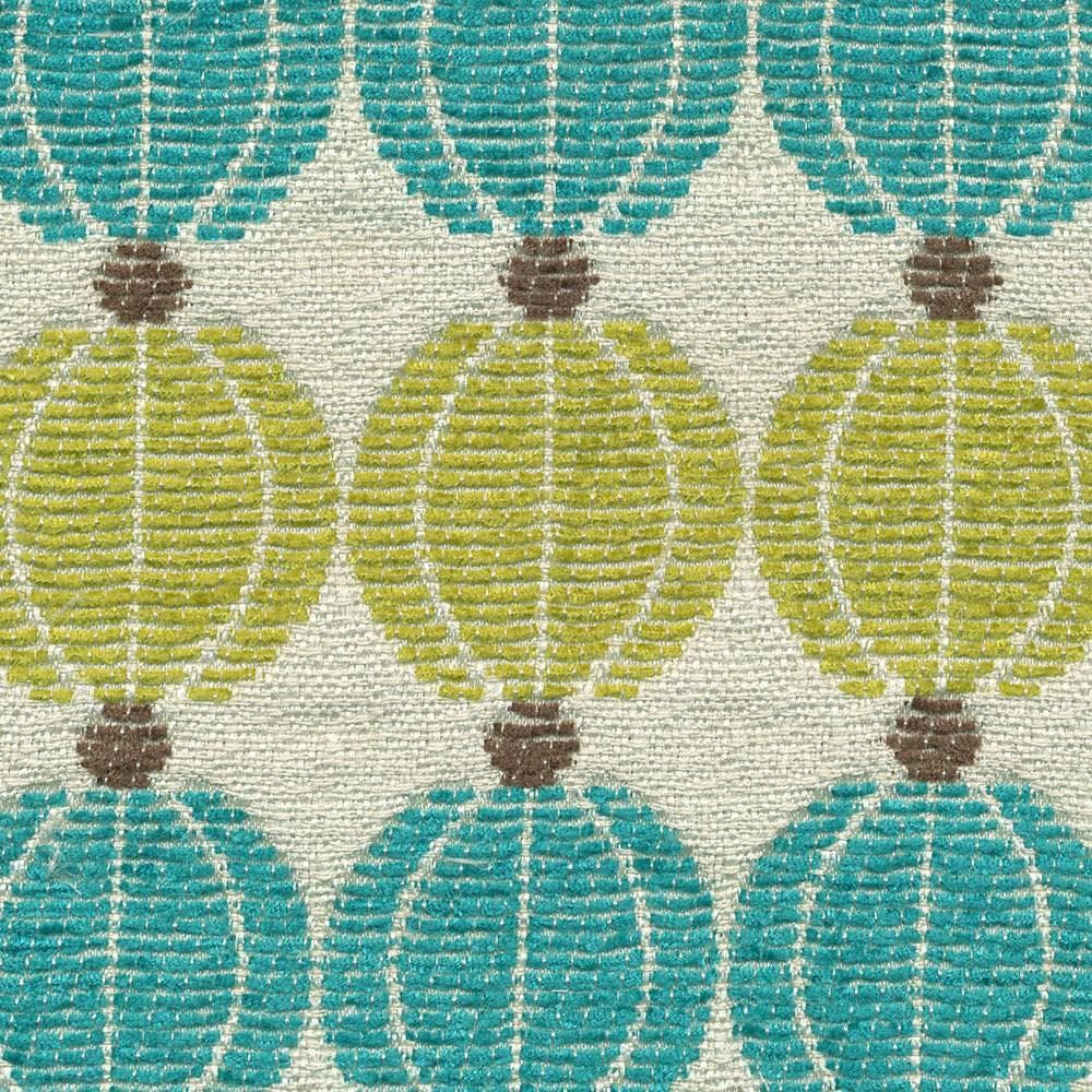 Rangoon Turquoise by Kasmir Fabric 1406 65% Rayon 35% Polyester CHINA 15,000 Wyzenbeek Double Rubs Horizontal: 1 6/8 inches and Vertical: 2 inches 54 - Fabric Carolina -