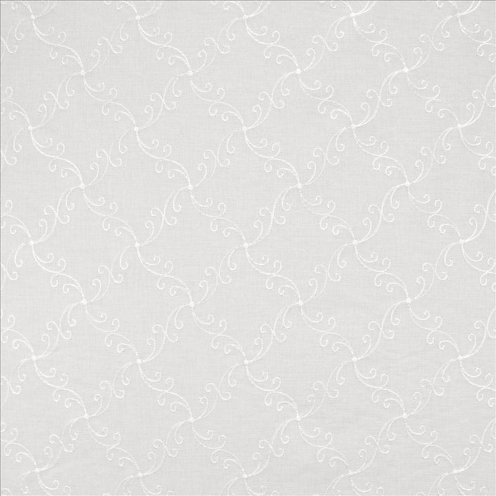 Rapunzel White by Kasmir Fabric 5108 100% Polyester
 TURKEY </p><p>Repeat: Horizontal: 4 inches and Vertical: 4 inches 118 - 127 - Fabric Carolina -