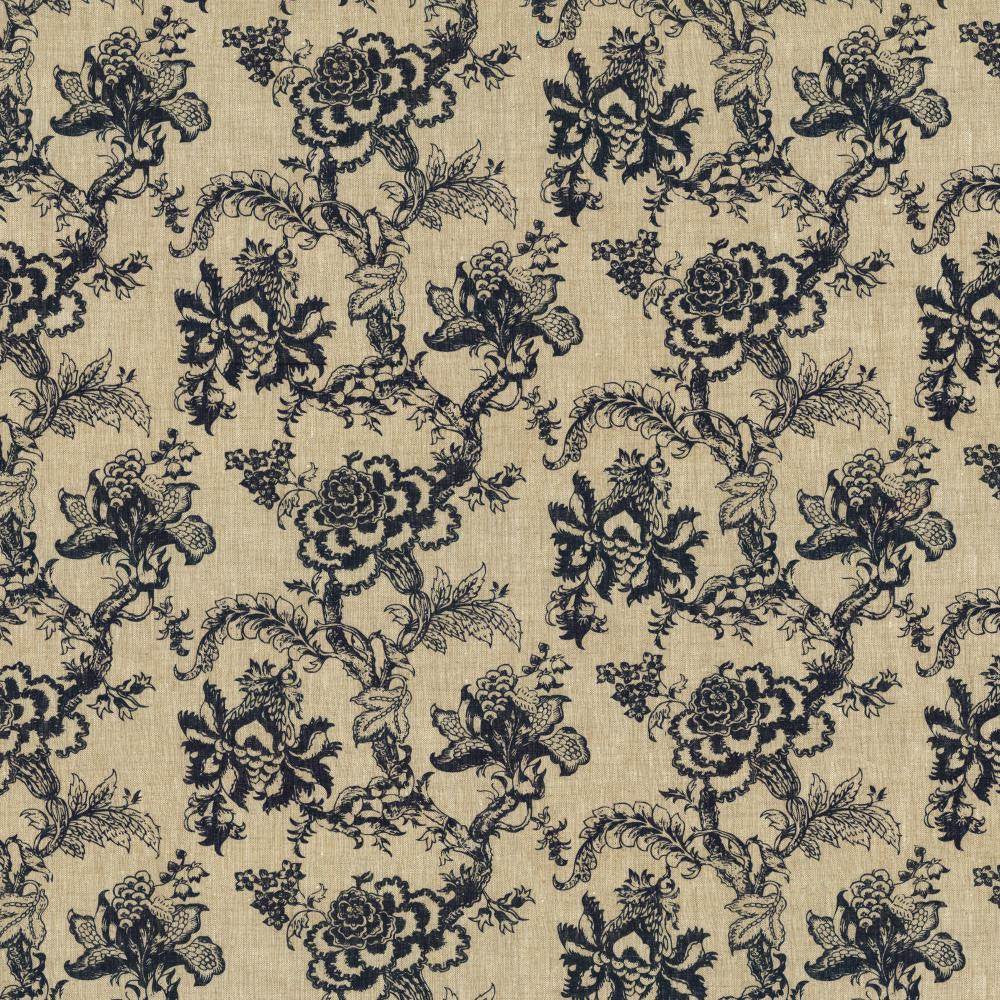 Reanna Indigo by Kasmir Fabric 5115 100% Linen
 POLAND </p><p>Repeat: Horizontal: 27 inches and Vertical: 16 inches 54 - 55 - Fabric Carolina -