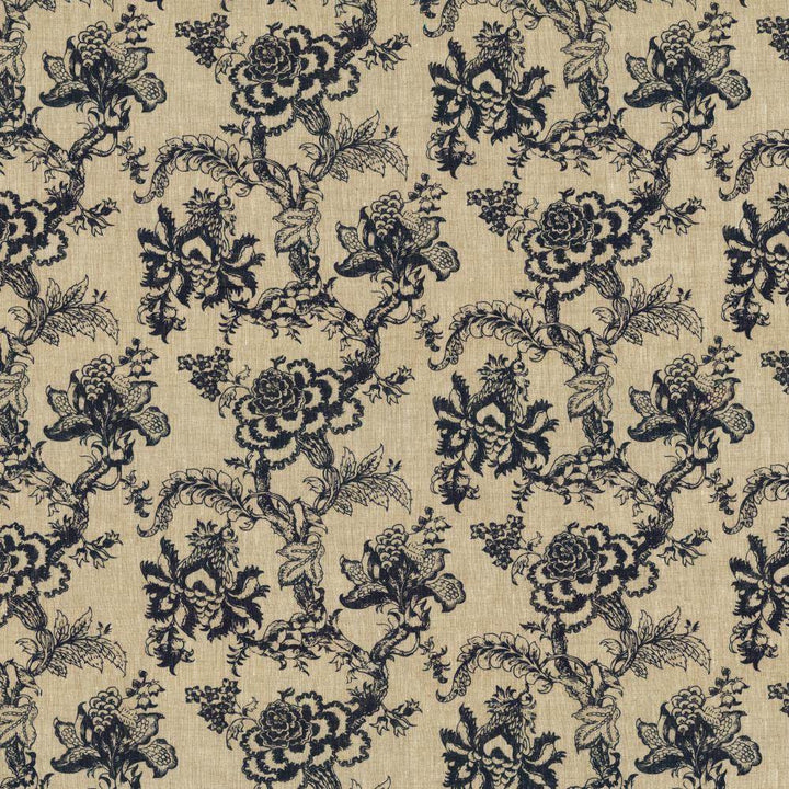 Reanna Indigo by Kasmir Fabric 5115 100% Linen
 POLAND </p><p>Repeat: Horizontal: 27 inches and Vertical: 16 inches 54 - 55 - Fabric Carolina -