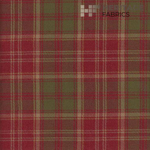 Red Grant None by Roth & Tompkins Fabric