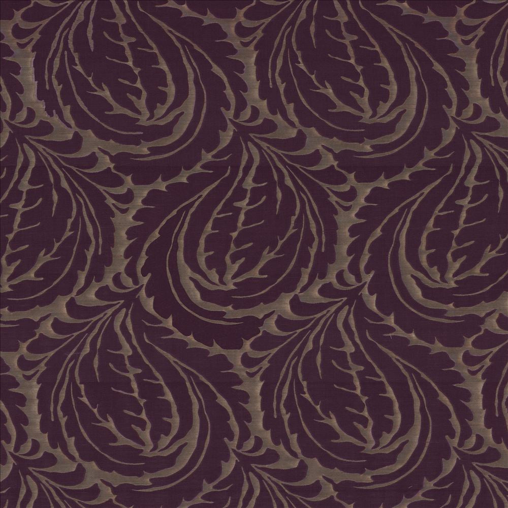 Regency Cassis by Kasmir Fabric 8001 53% Polyester
47% Linen
 INDIA Not Tested </p><p>Repeat: Horizontal: 13 7/8 inches and Vertical: 22 4/8 inches 55 - Fabric Carolina -