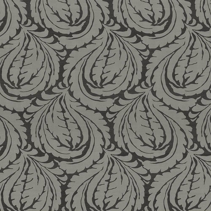 Regency Noir by Kasmir Fabric 8001 INDIA Not Tested H: 13 7/8 inches, V:22 4/8 inches 55 - Fabric Carolina - Kasmir