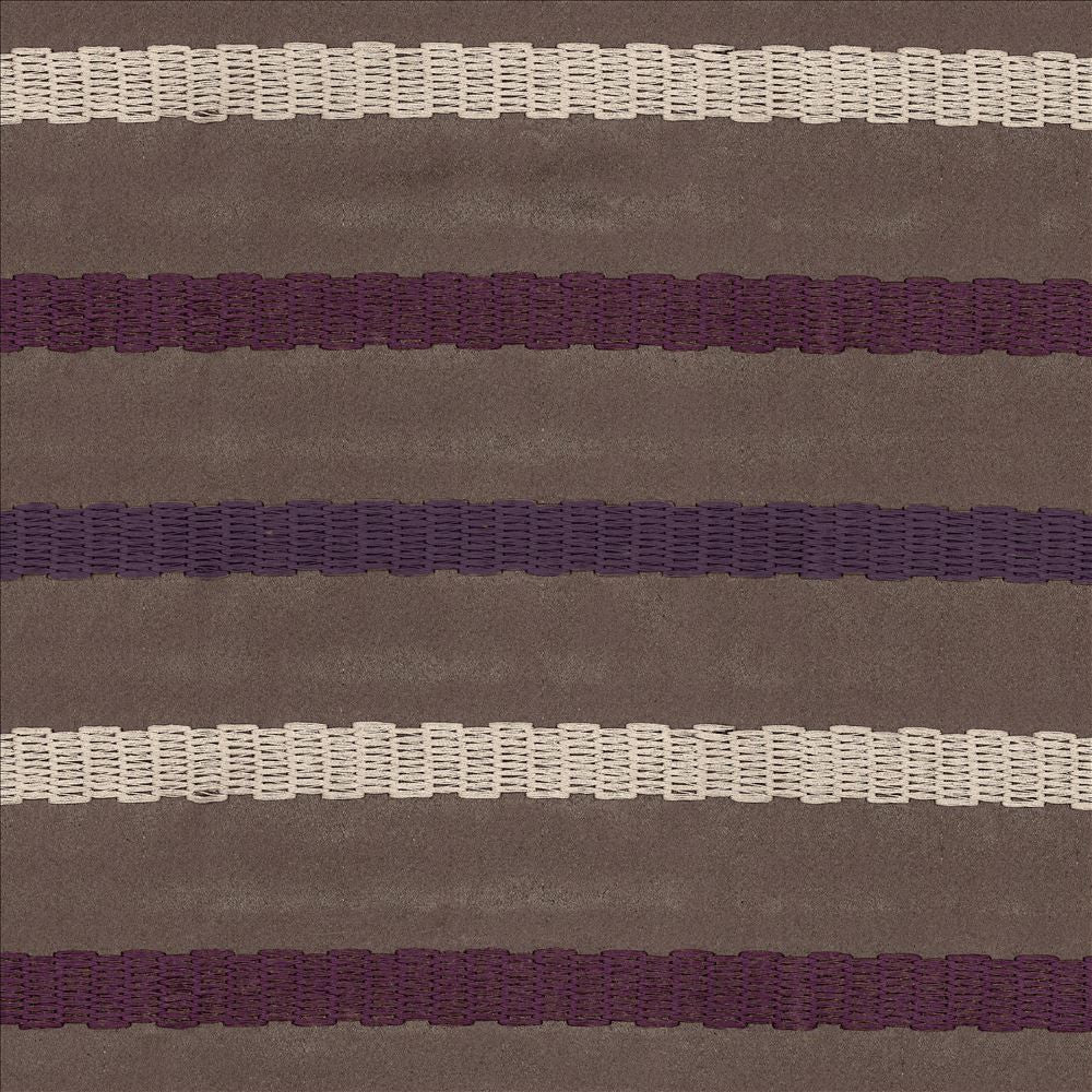 Regency Stripe Mulberry by Kasmir Fabric 8001 49% Viscose
31% Cotton
20% Polyester
 INDIA Not Tested </p><p>Repeat: Horizontal: N/A and Vertical: 6 3/8 inches 55 - Fabric Carolina -