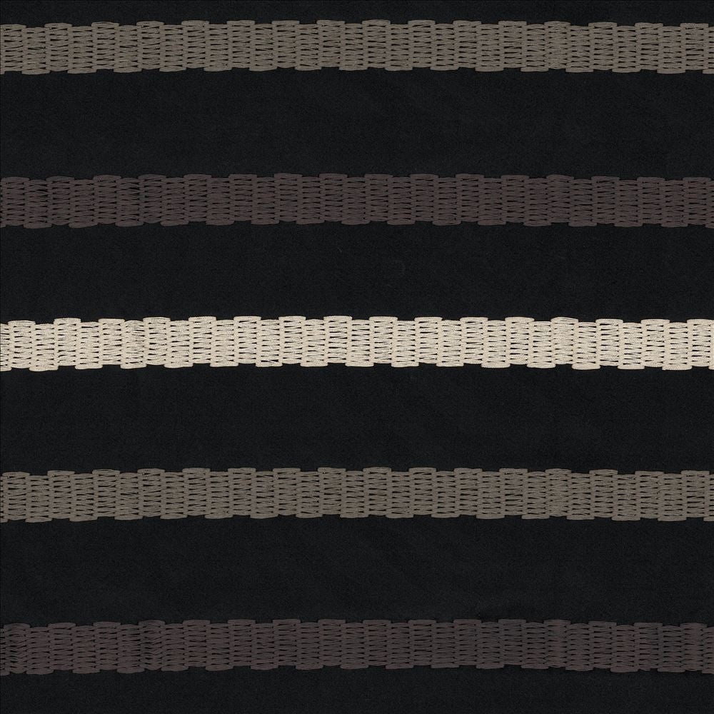Regency Stripe Noir by Kasmir Fabric 8001 49% Viscose 31% Cotton 20% Polyester INDIA Not Tested Horizontal: 0 Inches and Vertical: 6 3/8 inches 55 - Fabric Carolina -