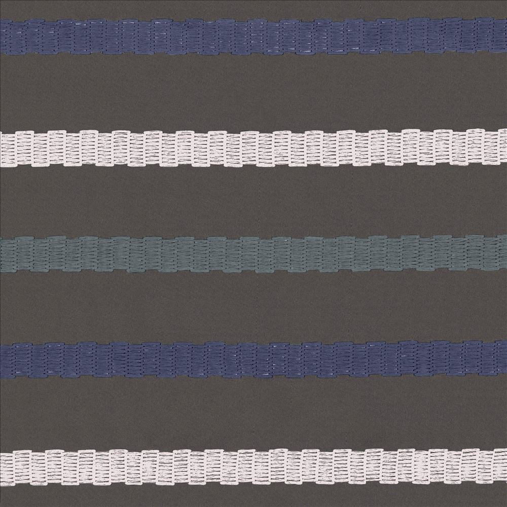 Regency Stripe Steel by Kasmir Fabric 8001 49% Viscose 31% Cotton 20% Polyester INDIA Not Tested Horizontal: 0 Inches and Vertical: 6 3/8 inches 55 - Fabric Carolina -