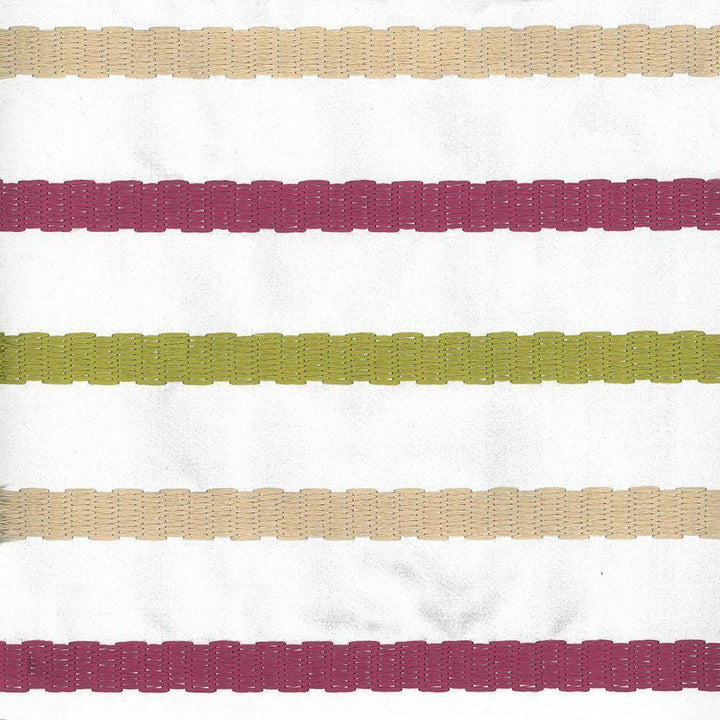 Regency Stripe Watermelon by Kasmir Fabric 8001 INDIA Not Tested H: N/A, V:6 3/8 inches 55 - Fabric Carolina - Kasmir