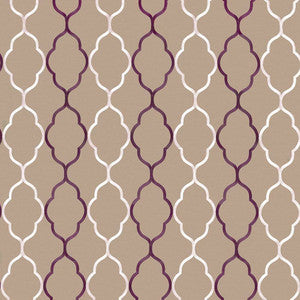 Regency Trellis Cassis by Kasmir Fabric