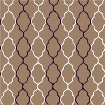 Regency Trellis Cassis by Kasmir Fabric 8001 48% Cotton 32% Polyester 20% Viscose INDIA Not Tested H: 10 2/8 inches, V: 18 5/8 inches 56 - Fabric Carolina - Kasmir