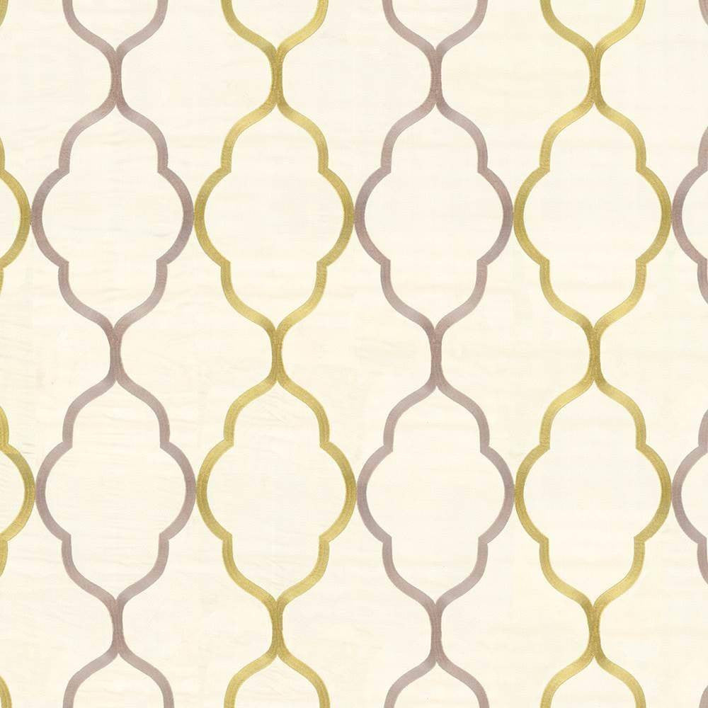 Regency Trellis Dijon by Kasmir Fabric 8001 INDIA Not Tested H: 10 2/8 inches, V:18 5/8 inches 56 - Fabric Carolina - Kasmir