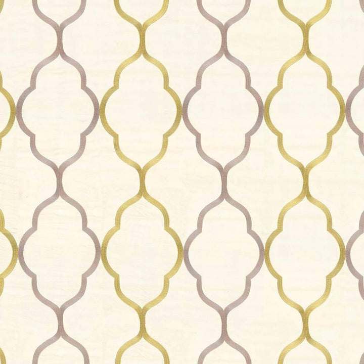 Regency Trellis Dijon by Kasmir Fabric 8001 INDIA Not Tested H: 10 2/8 inches, V:18 5/8 inches 56 - Fabric Carolina - Kasmir
