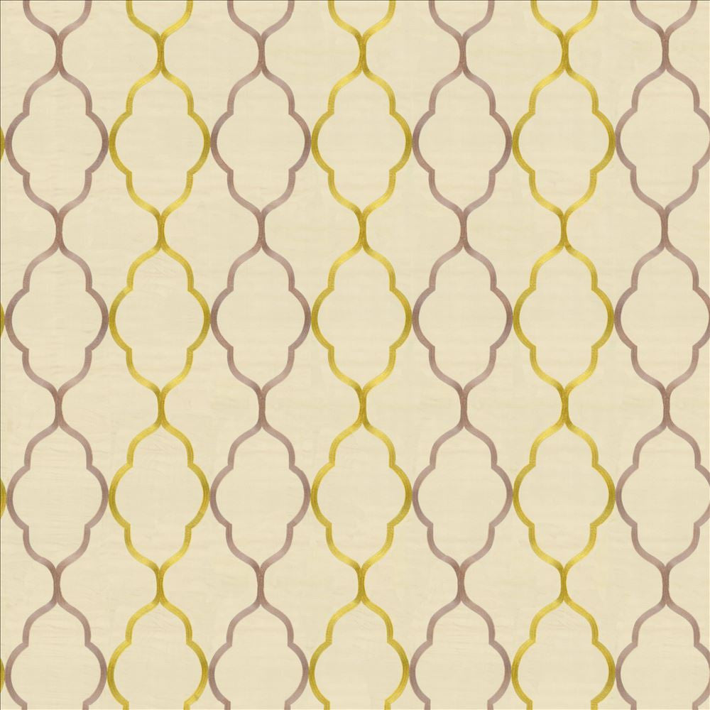 Regency Trellis Dijon by Kasmir Fabric 8001 48% Cotton
32% Polyester
20% Viscose
 INDIA </p><p>Repeat: Horizontal: 10 2/8 inches and Vertical: 18 5/8 inches 56 - Fabric Carolina -
