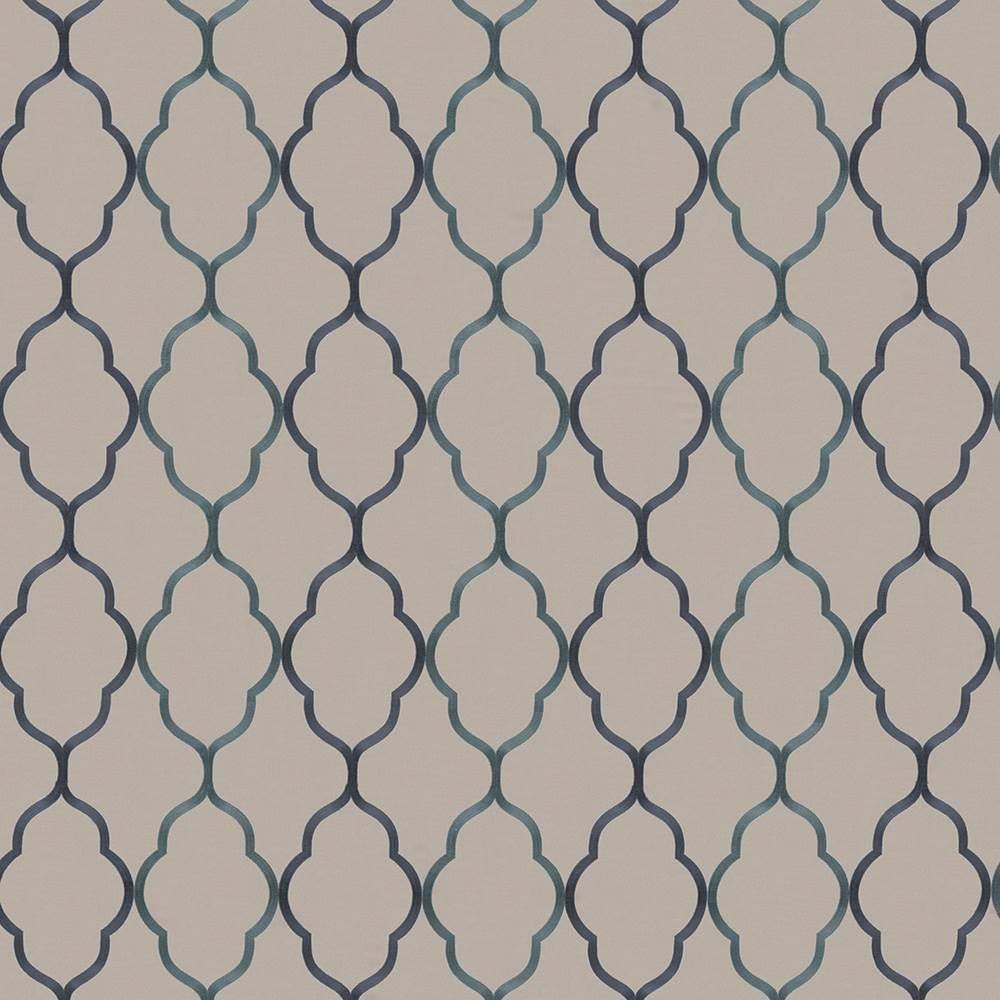 Regency Trellis Stardust by Kasmir Fabric 8001 INDIA Not Tested H: 10 2/8 inches, V:18 5/8 inches 56 - Fabric Carolina - Kasmir