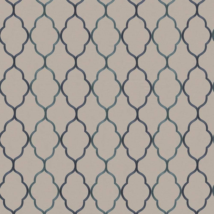 Regency Trellis Stardust by Kasmir Fabric 8001 INDIA Not Tested H: 10 2/8 inches, V:18 5/8 inches 56 - Fabric Carolina - Kasmir