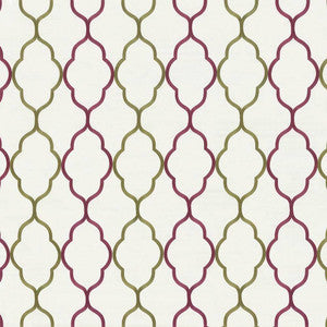 Regency Trellis Watermelon by Kasmir Fabric