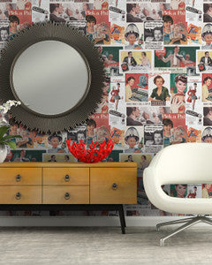 RETRO ADS Premium Wallpaper (WP20069) by Mind The Gap