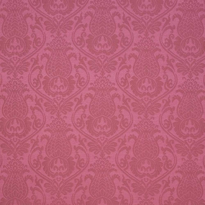 Rhems Floral Strawberry Cream by Kasmir Fabric 1404 USA 48,000 Wyzenbeek Double Rubs H: 13 4/8 inches, V:13 2/8 inches 54 - 57 - Fabric Carolina - Kasmir