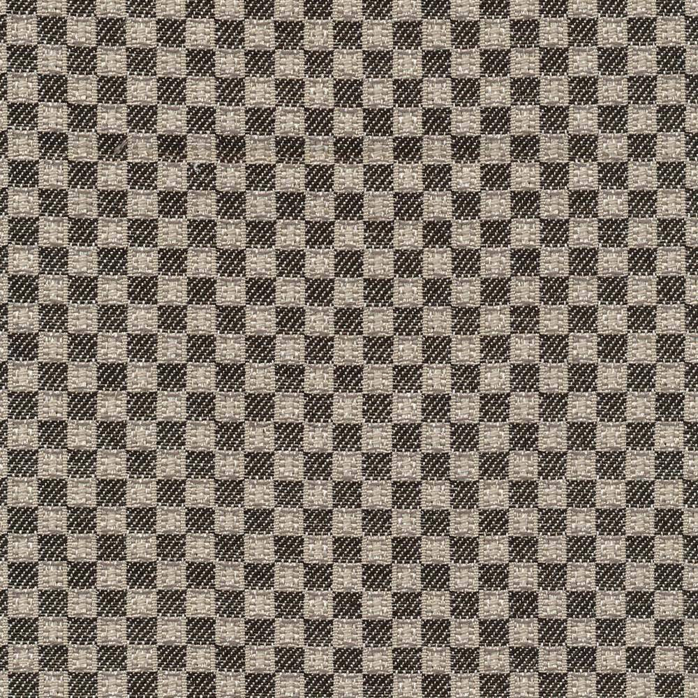 Rhonado Check Steel by Kasmir Fabric 1396 CHINA 12,000 Wyzenbeek Double Rubs H: 4/8 inches, V:4/8 inches 54 - 56 - Fabric Carolina - Kasmir