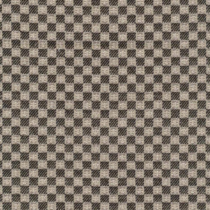 Rhonado Check Steel by Kasmir Fabric