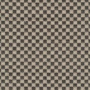Rhonado Check Steel by Kasmir Fabric 1396 66% Polyester 34% Rayon CHINA 12,000 Wyzenbeek Double Rubs H: 4/8 inches, V: 4/8 inches 54 - 56 - Fabric Carolina - Kasmir