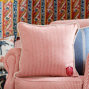 RHUBARB Stripe Cushion (LC40117) by Mind The Gap