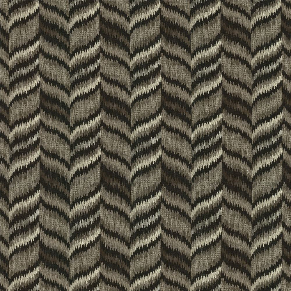 Rhythm Black by Kasmir Fabric 1457 34% Polyester
25% Acrylic
15% Rayon
 USA 60,000 Wyzenbeek Double Rubs </p><p>Repeat: Horizontal: 6 4/8 inches and Vertical: 7 inches 54 - Fabric Carolina -