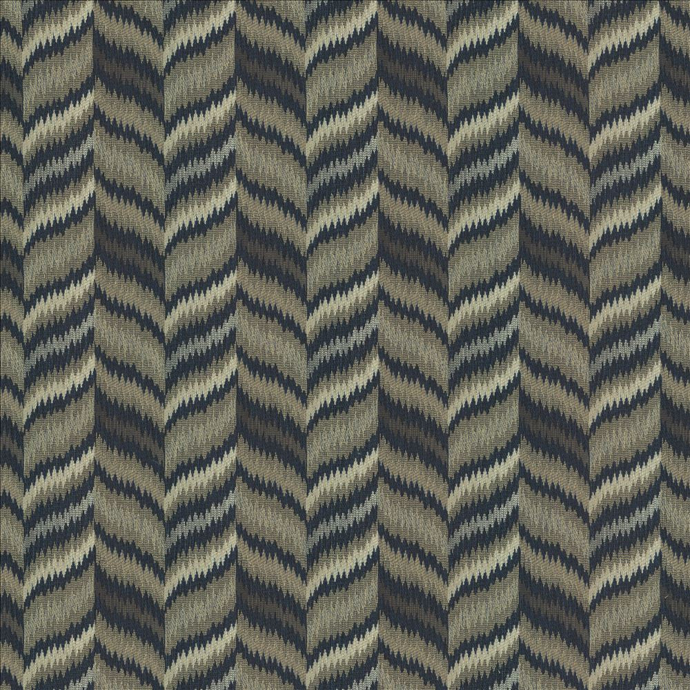 Rhythm Blue  by Kasmir Fabric See sample 34% Polyester
25% Acrylic
15% Rayon
 USA 60,000 Wyzenbeek Double Rubs </p><p>Repeat: Horizontal: 6 4/8 inches and Vertical: 7 inches 54  - Fabric Carolina -