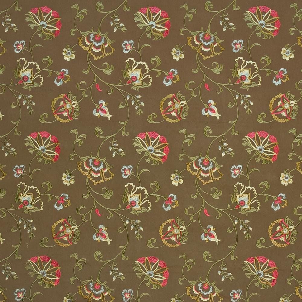 Ricci Sepia by Kasmir Fabric 1399 100% Cotton
 CHINA </p><p>Repeat: Horizontal: 13 2/8 inches and Vertical: 15 inches 53 - 58 - Fabric Carolina -